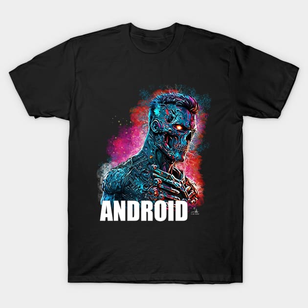 Android T-Shirt by Frightwearfactory